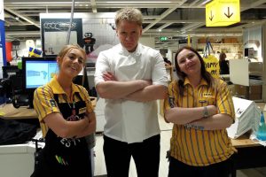Gordon Ramsay Lookalike surprises shoppers Ikea Nottingham