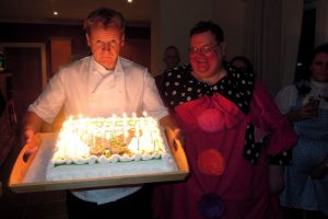 Gordon Ramsay lookalike birthday party appearance